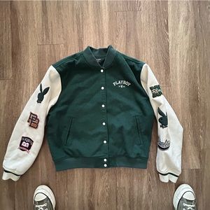Bomber Jacket With Patches